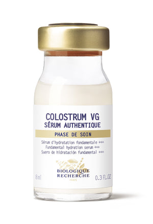 The Biologique Recherche Serum Colostrum VG Small .3 oz is a fundamental hydration serum with nourishing properties for the epidermis. It contains 8 ml or 0.3 fl oz.