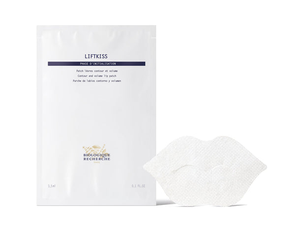 The Biologique Recherche Liftkiss, featuring a lip-shaped patch, promises to enhance lip contour and volume for plumped lips while addressing dehydration wrinkles for smooth, beautiful results.