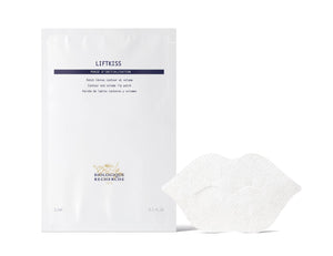 The "Liftkiss" lip-shaped patch by Biologique Recherche, promises to enhance contour, smooth lips, and repair them. It acts as a dual contour and volume lip patch for fuller lips.